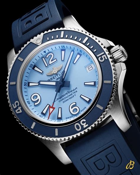 breitling superocean 36|Breitling Superocean 36 blue.